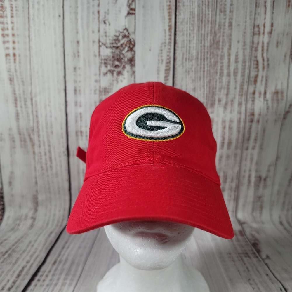 Green Bay Packers NFL Red Green Reebok Adjustable‎ Hat Baseball Cap